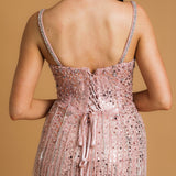 Pink Beaded Sparkly Mini Dress for hire