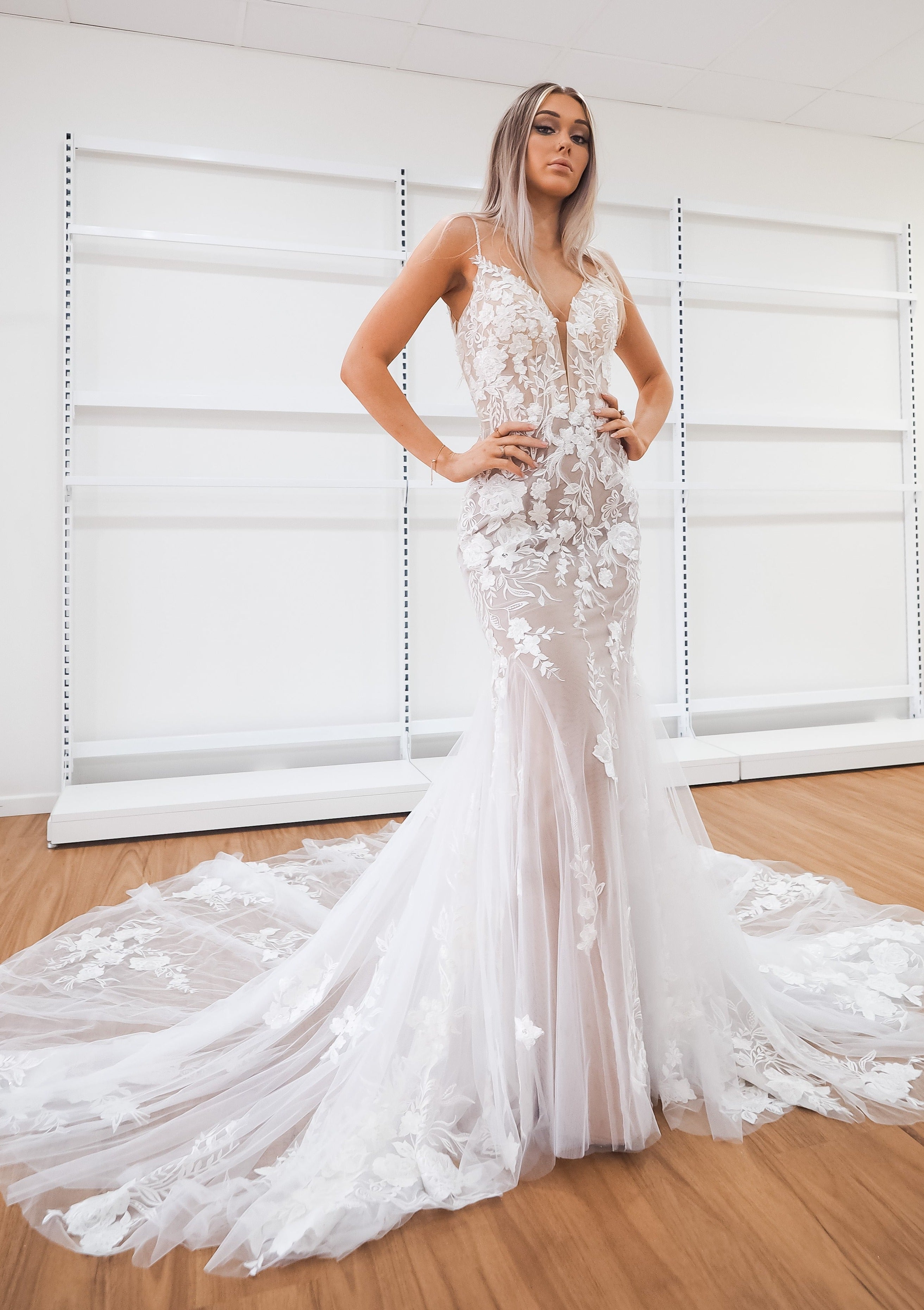 Sparkling White lace under nude wedding dress 10 Sparkling White lace under nude wedding dress 10