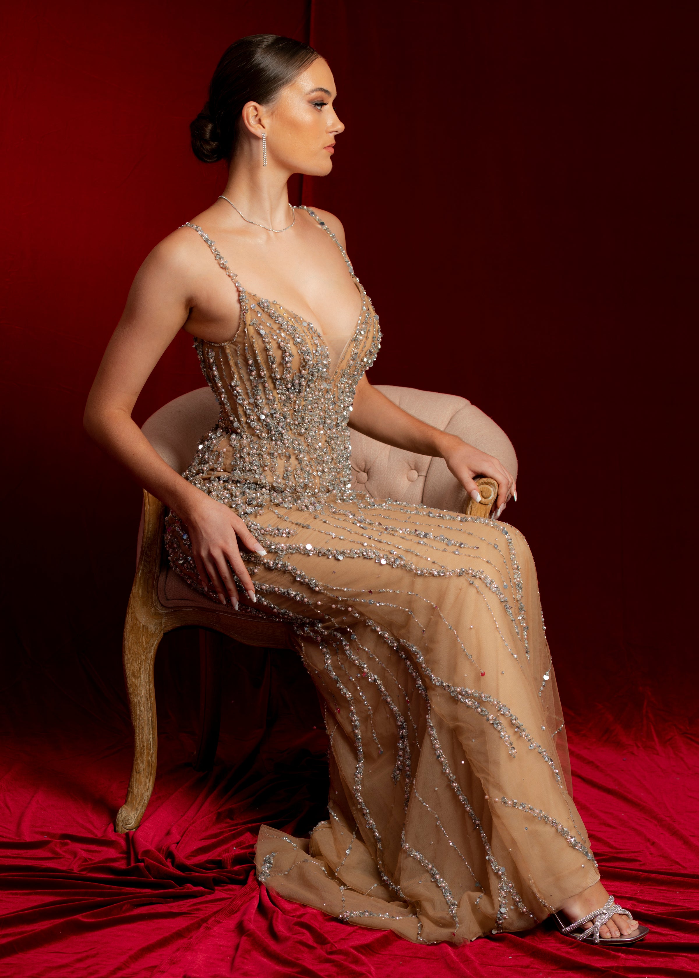 Tan clearance mermaid dress
