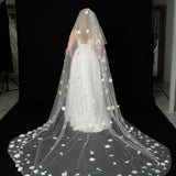 Long train Blossom Veil (For Hire)