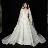 Snow Flower Strewn Veil (For Hire)