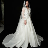 Snow Flower Strewn Veil (For Hire)