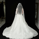 Snow Flower Strewn Veil (For Hire)