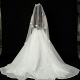 Organza Flower Lace Veil
