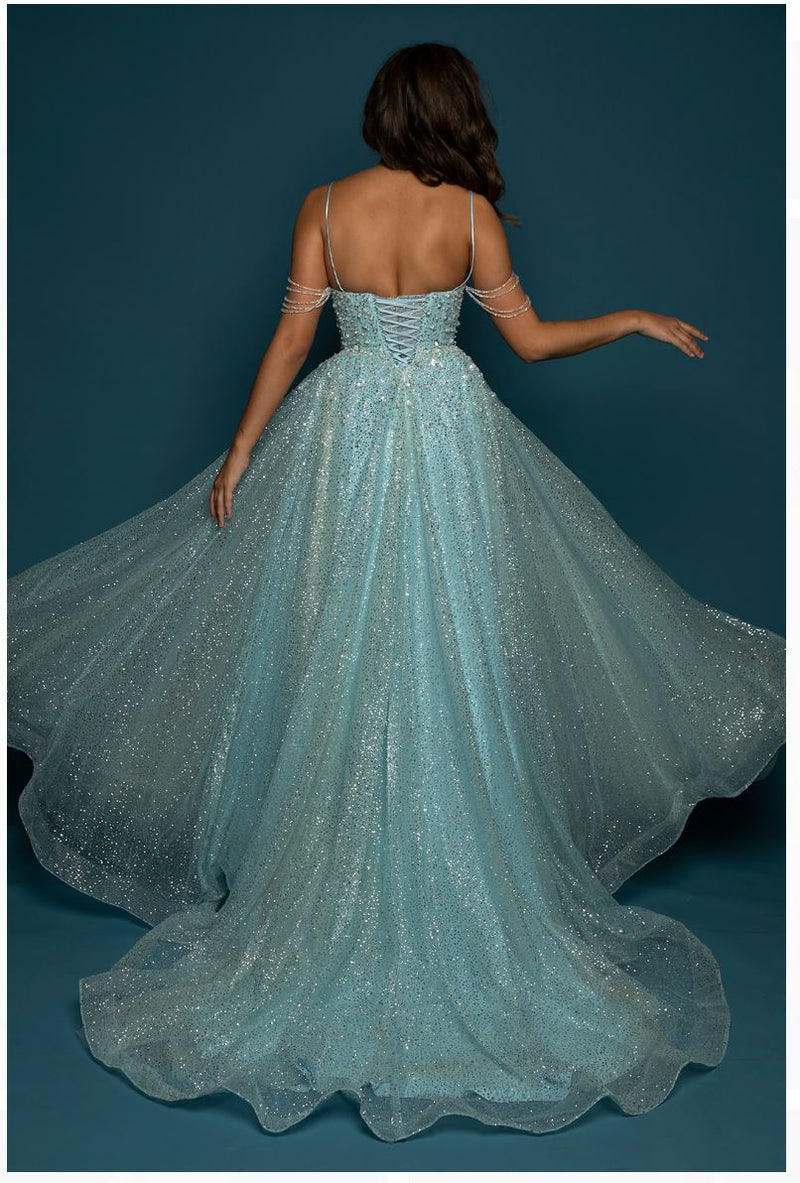 Baby blue princess best sale dress