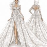 CUSTOM-MADE WEDDING DRESS