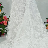 Sweetheart neckline all over lace mermaid dress with lace up back for hire