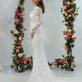 Sweetheart neckline all over lace mermaid dress with lace up back for hire