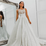 White/silver sequence all over skirt with sequence lace bodice for hire
