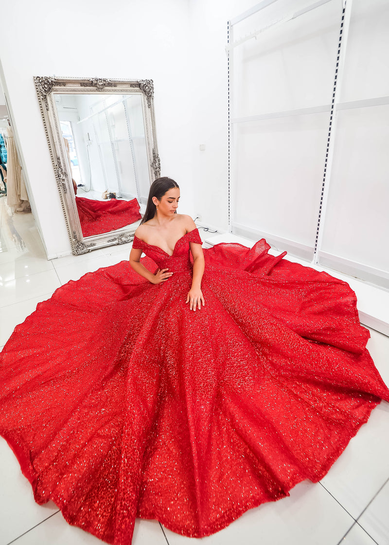 2022 Gorgeous Red Ball Gown Wedding Dresses Sweetheart Lace Appliques  Beaded Bridal Gowb Arabic Dubai Vestidos De Novia - AliExpress
