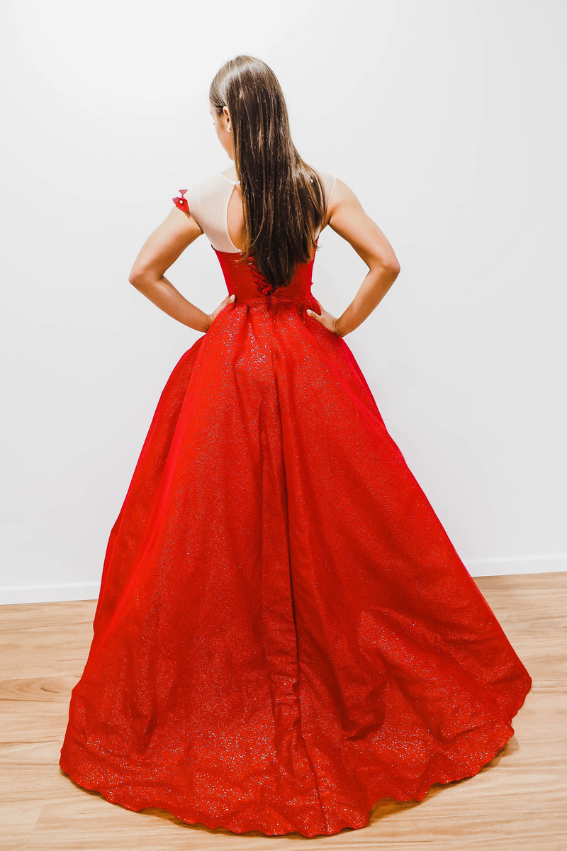 Beautiful red dresses for sale cheap