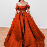 Nyxa dark red with hand made 3D flower bodice princess dress for hire