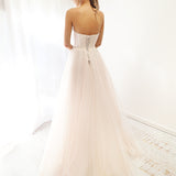 Bustier blush pink organza lace up back dress