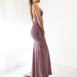 Sparkling purplish pink mermaid dress (sample sales)