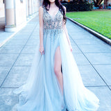Grey princess dress