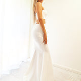 Two piece mermaid skirt dress for hire