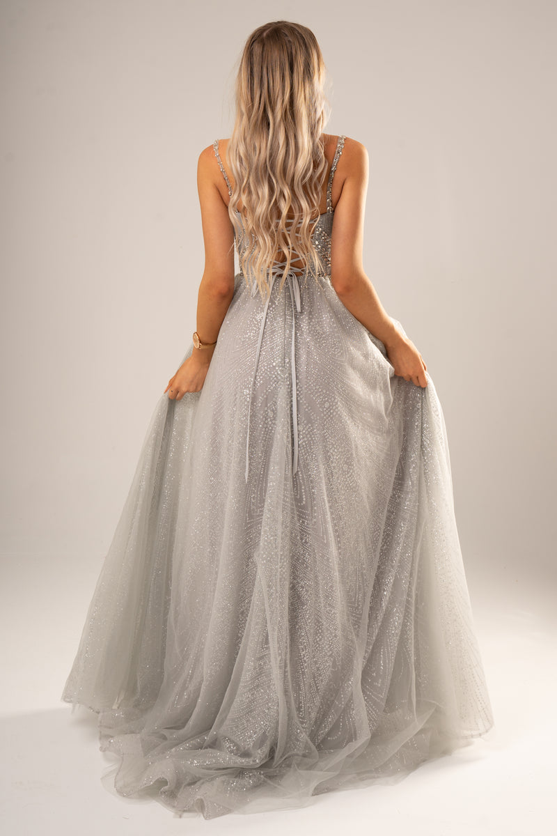 Sparkling bustier top princess dress