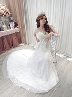 Annabelle a-line lace wedding dress