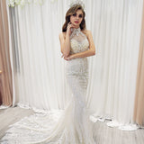 Lace mermaid wedding dress