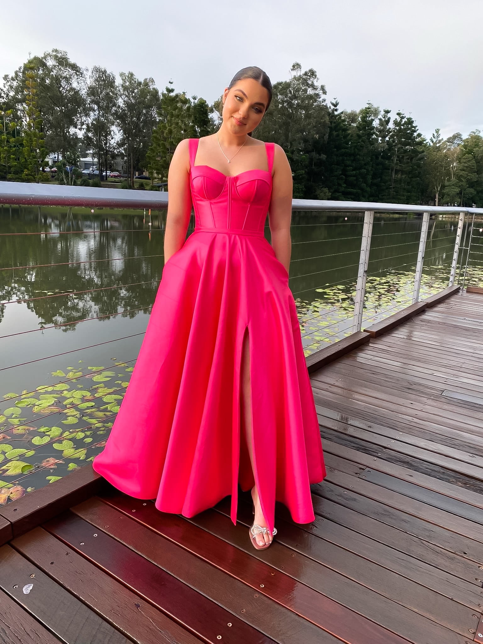 Hot pink princess on sale dress